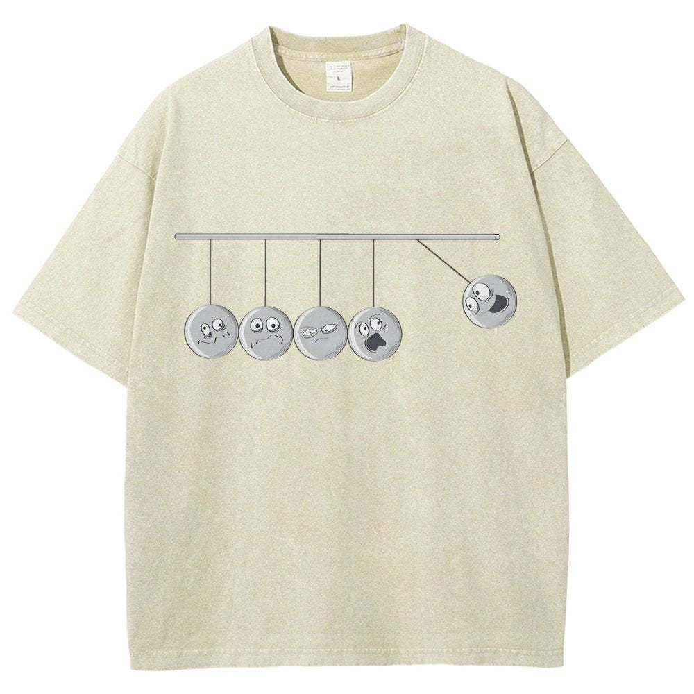 Perpetual Emotion Ask Not For Whom The Ball Tolls Vintage Distressed T-shirt