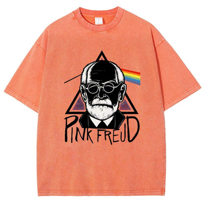 Pink Frost Vintage Distressed T-shirt