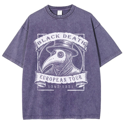 Black Death Tour Vintage Distressed T-shirt