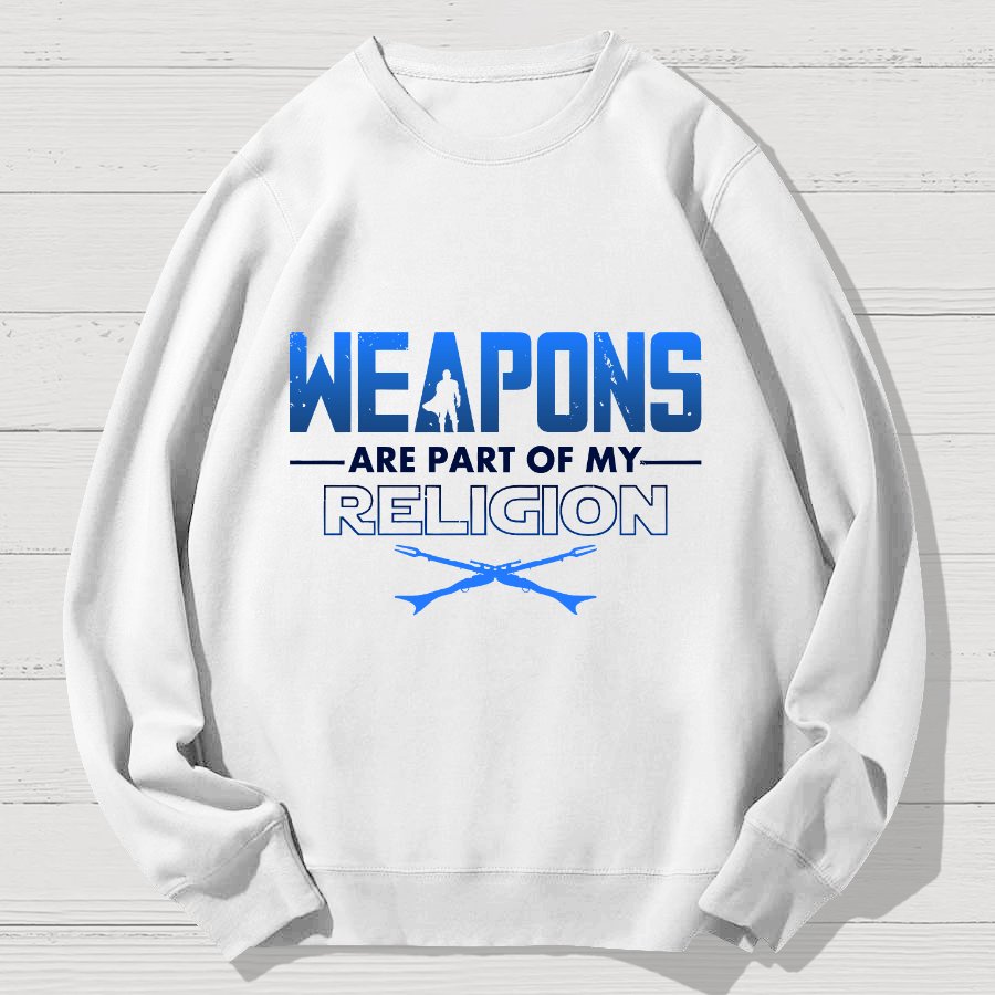 Weapons Geek Cotton Sweatshirt