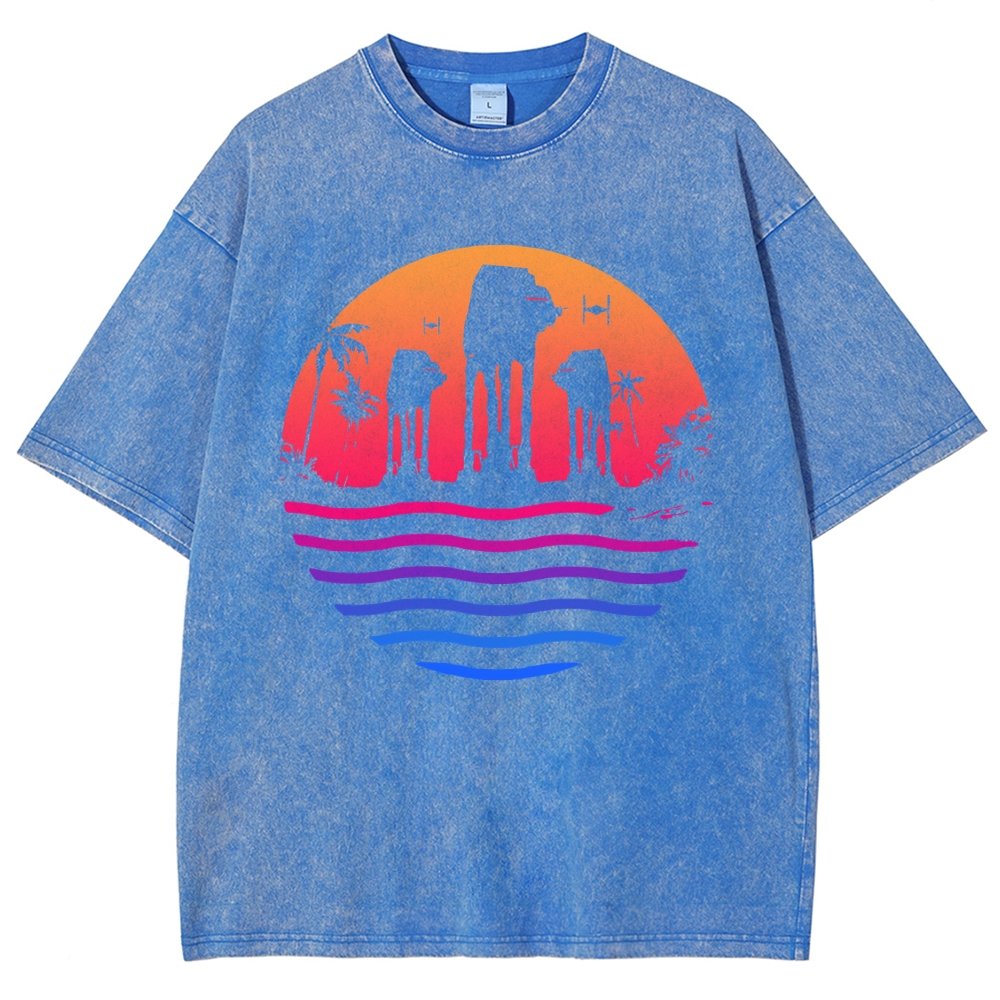 Escape The Summer Vintage Distressed T-shirt