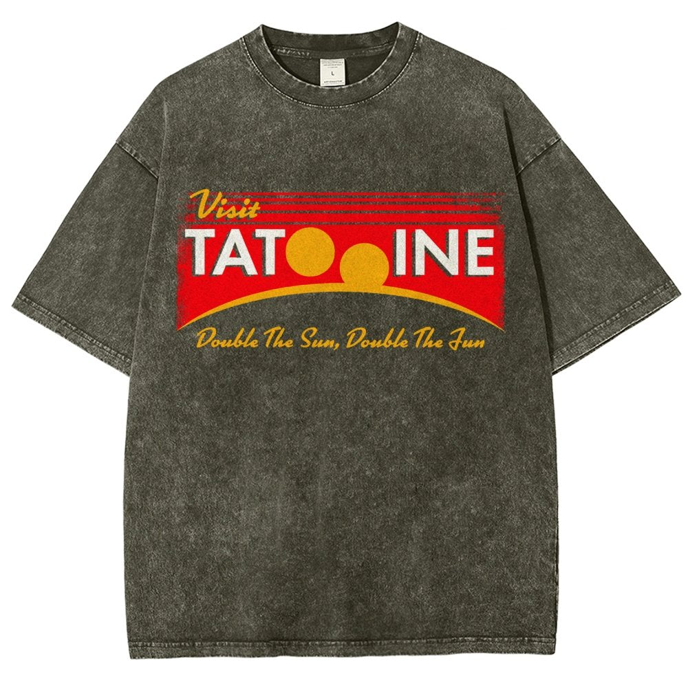 Double The Sun  Double The Fun Vintage Distressed T-shirt