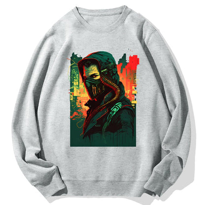 Cyber Hacker Geek Cotton Sweatshirt