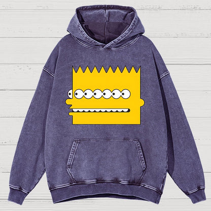 Comics Multi Multi Funny Nerd Vintage Distressed Hoodie