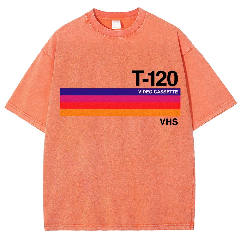 Dusk Video Cassette VHS Vintage Distressed T-shirt