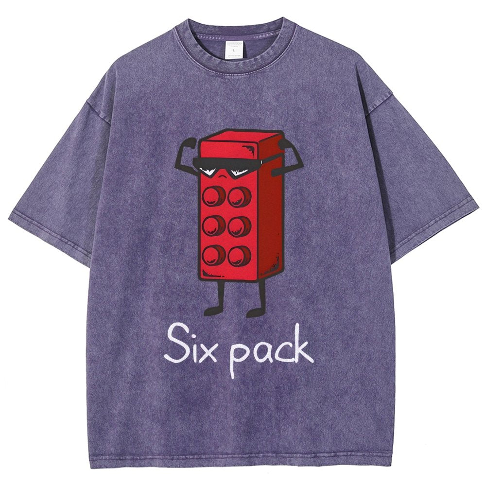 Six Pack Vintage Distressed T-shirt