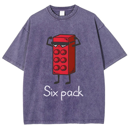 Six Pack Vintage Distressed T-shirt