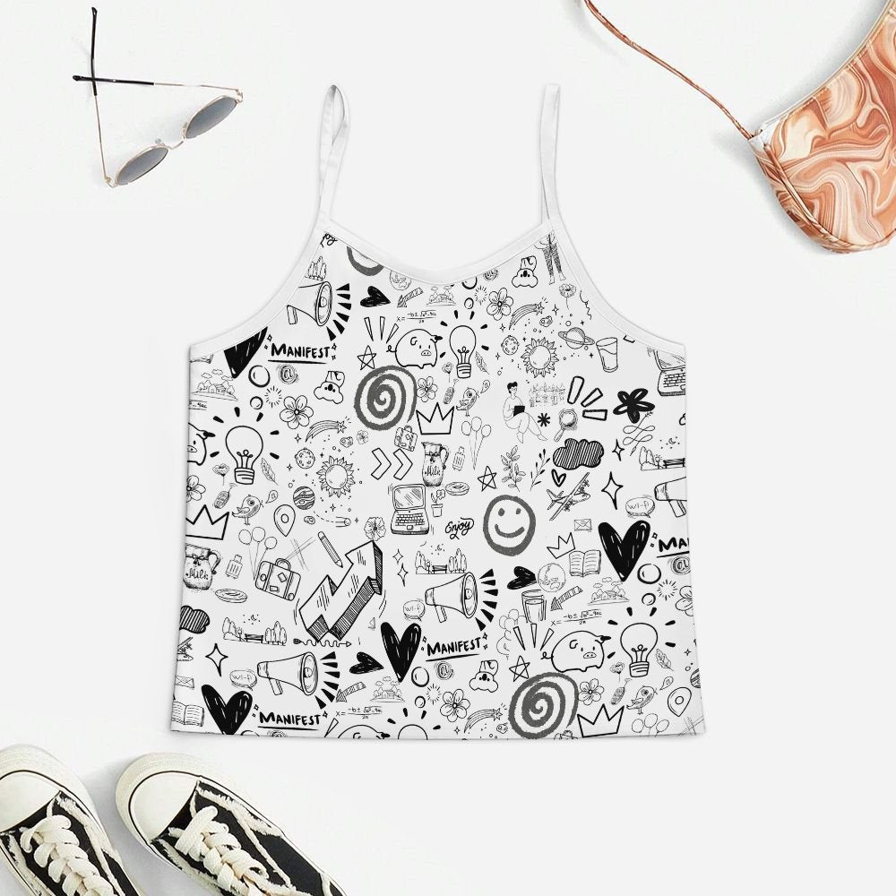 Stick Figure Women's Geek Suspender Cami Set