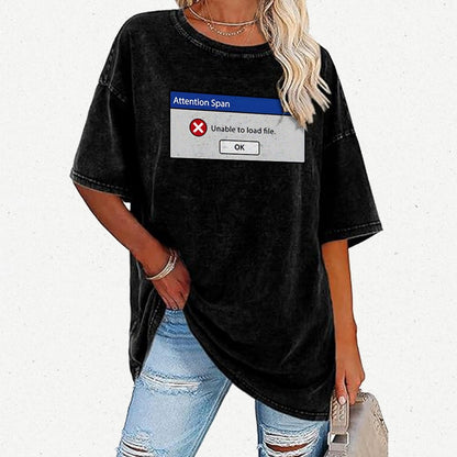 Attention Span Not Loading Vintage Distressed T-shirt