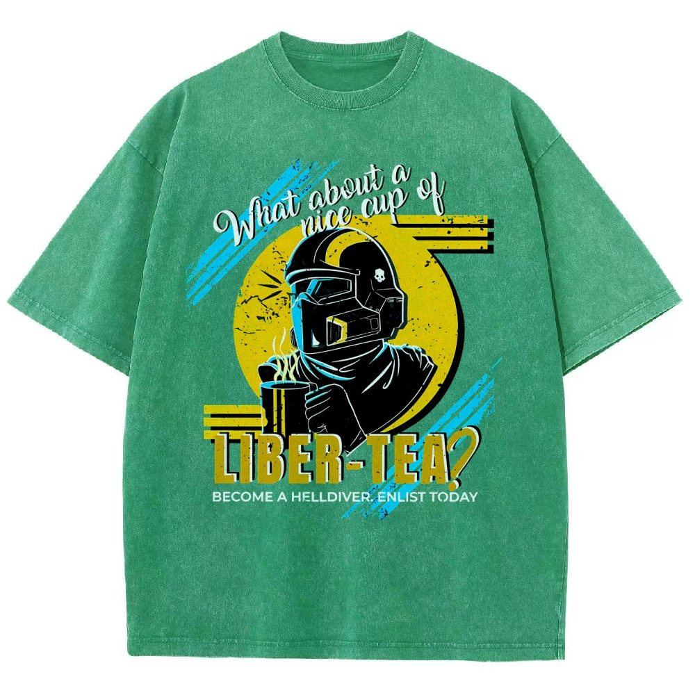 What About A Cup Of Liber-Tea Vintage Distressed T-shirt