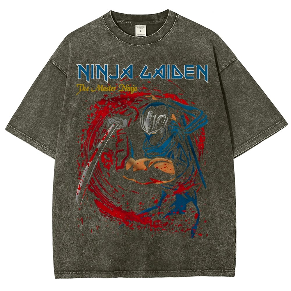 Super Ninja Vintage Distressed T-shirt