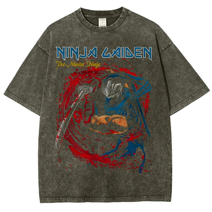 Super Ninja Vintage Distressed T-shirt