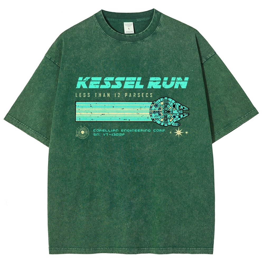 Retro Vintage Parsecs Vintage Distressed T-shirt