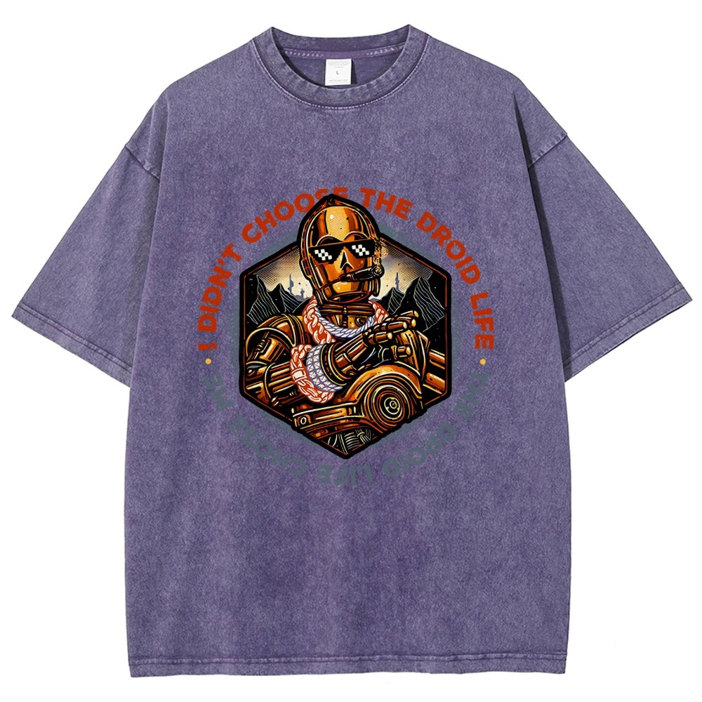 The Robot Life Vintage Distressed T-shirt