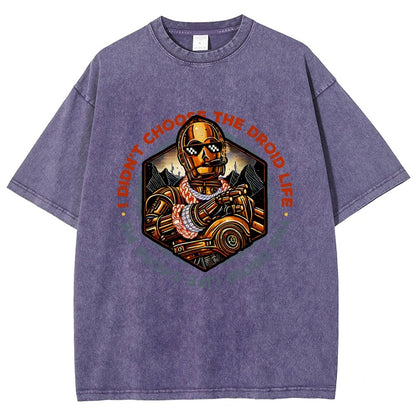The Robot Life Vintage Distressed T-shirt