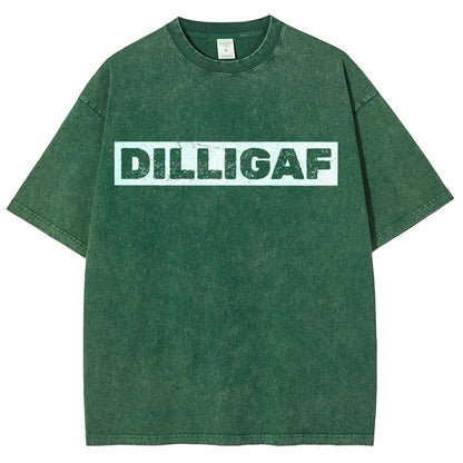 DILLIGAFF - Do I Look Like I Give A F... Vintage Distressed T-shirt