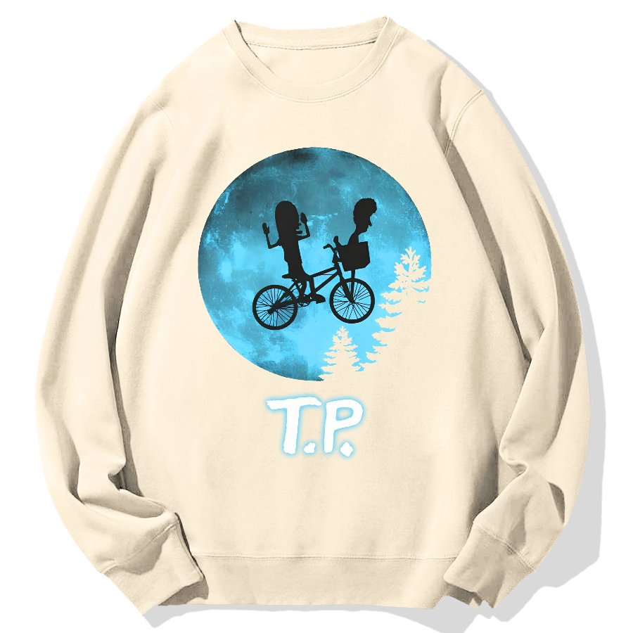 Funny Retro 80's Extraterrestrial Movie Parody 90's Geek Cotton Sweatshirt