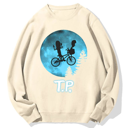 Funny Retro 80's Extraterrestrial Movie Parody 90's Geek Cotton Sweatshirt