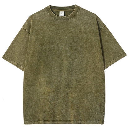 Ufo Cat Back Washed T-Shirt