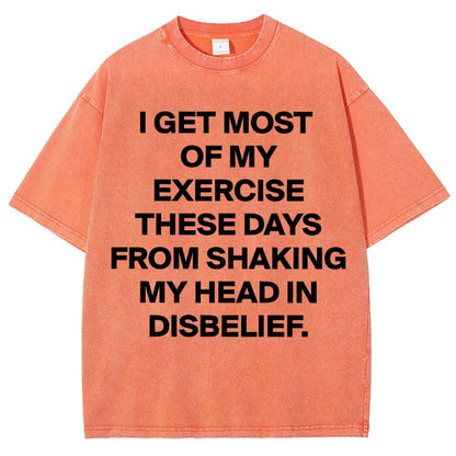 Shaking My Head Sarcastic Vintage Distressed T-shirt