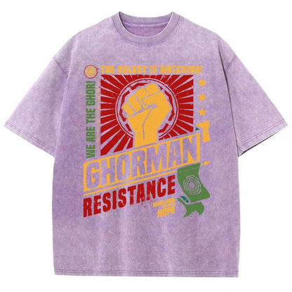 Galactic Resistance Vintage Distressed T-shirt