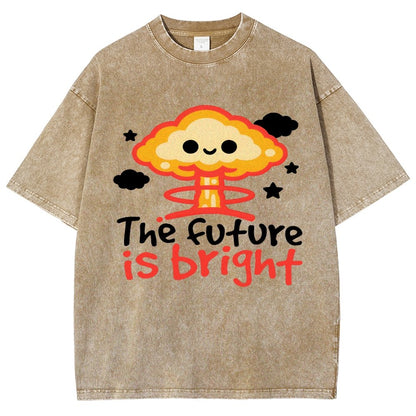 The Future Is Bright Vintage Distressed T-shirt