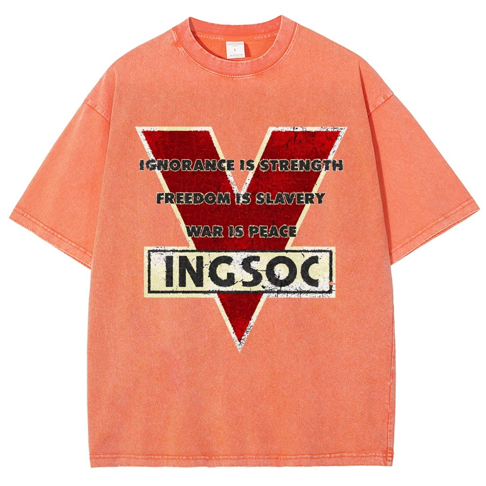 Ignorance Is Strength Tri Blend Vintage Distressed T-shirt