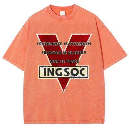 Ignorance Is Strength Tri Blend Vintage Distressed T-shirt