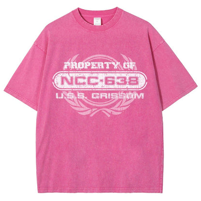 Vintage Property of ABC123 Vintage Distressed T-shirt
