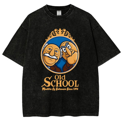 Old School Vintage Distressed T-shirt