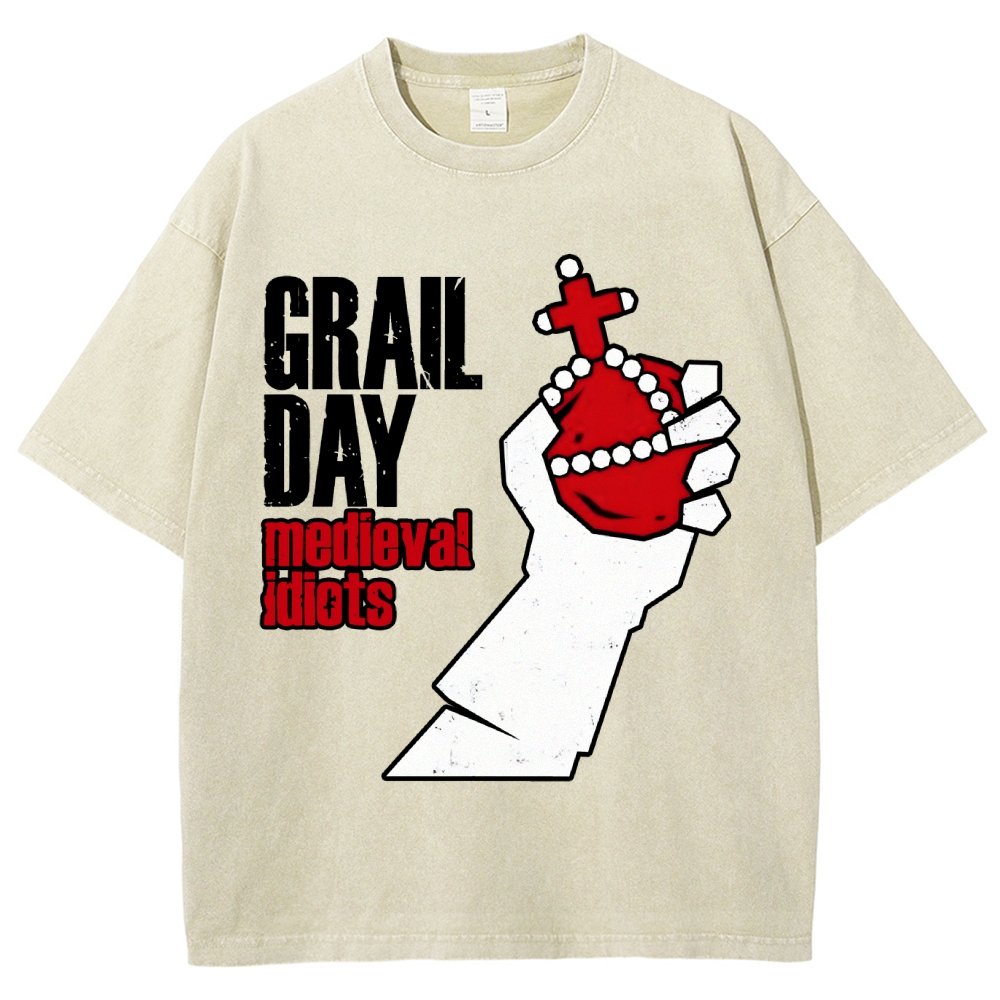 Medieval Idiots Vintage Distressed T-shirt