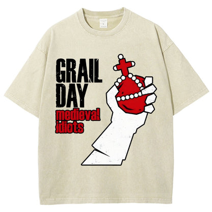 Medieval Idiots Vintage Distressed T-shirt