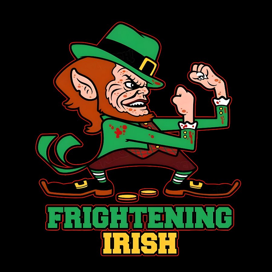 Frightening Irish- St. Patrick's Day Geek T-Shirt