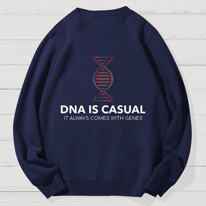 DNA Is Casual Geek Cotton Sweatshirt
