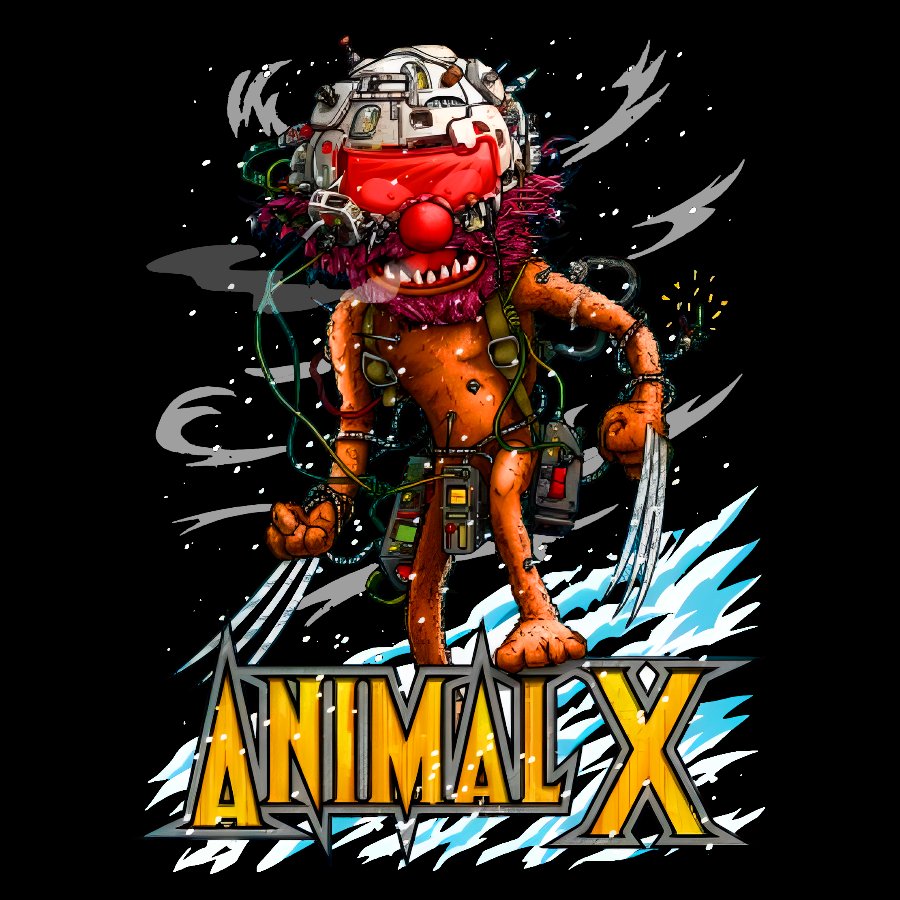 ANIMAL X Geek T-Shirt