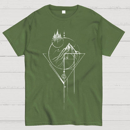 White Fibonacci Unisex Geek T-Shirt
