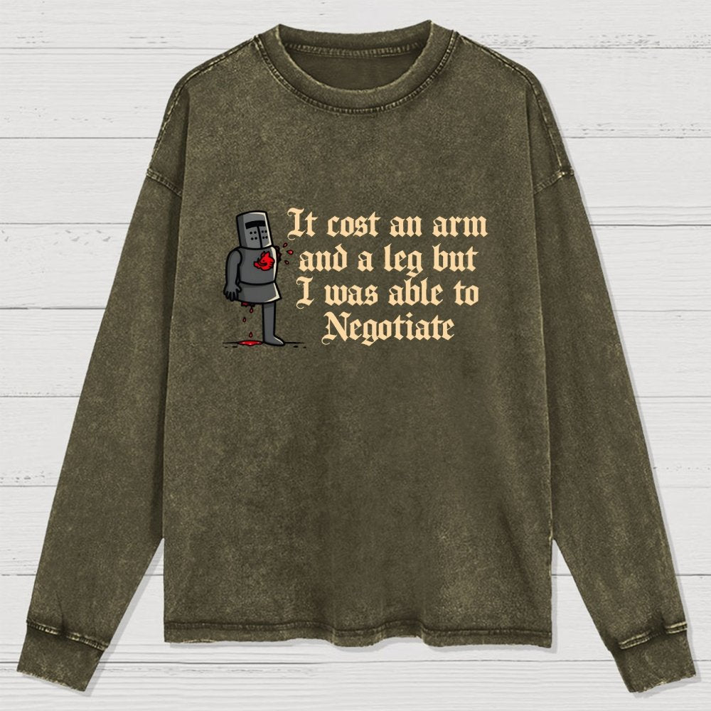 The Negotiation Washed Long Sleeve Tee