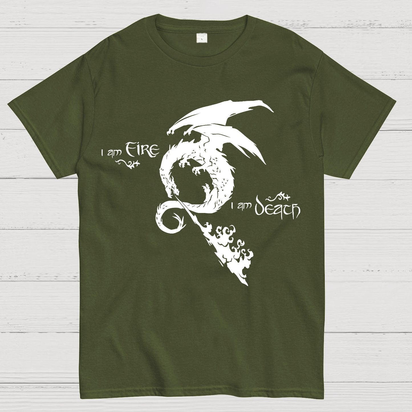I am Fire，I am Death Geek T-Shirt