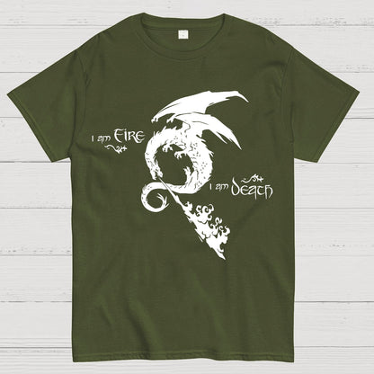I am Fire，I am Death Geek T-Shirt