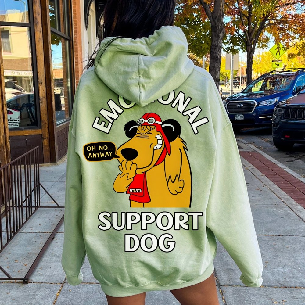 Support Or Not? Printed Back Unisex Cotton Hoodie