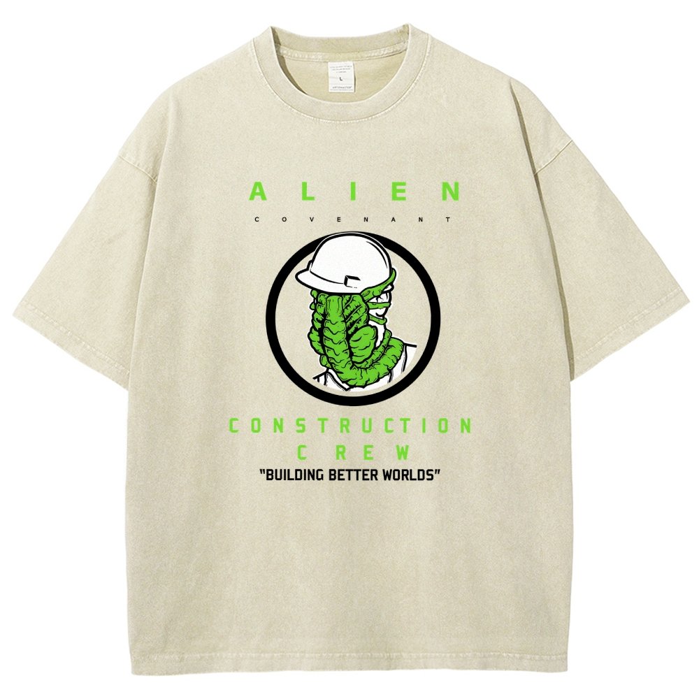 Mystery Construction Company Vintage Distressed T-shirt
