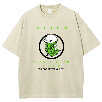 Mystery Construction Company Vintage Distressed T-shirt