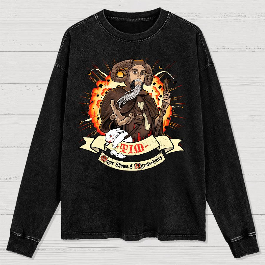 Magician Washed Long Sleeve Tee