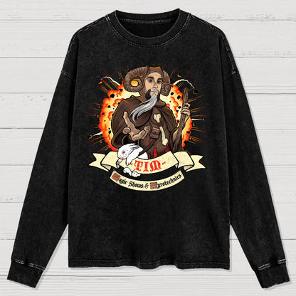 Magician Washed Long Sleeve Tee