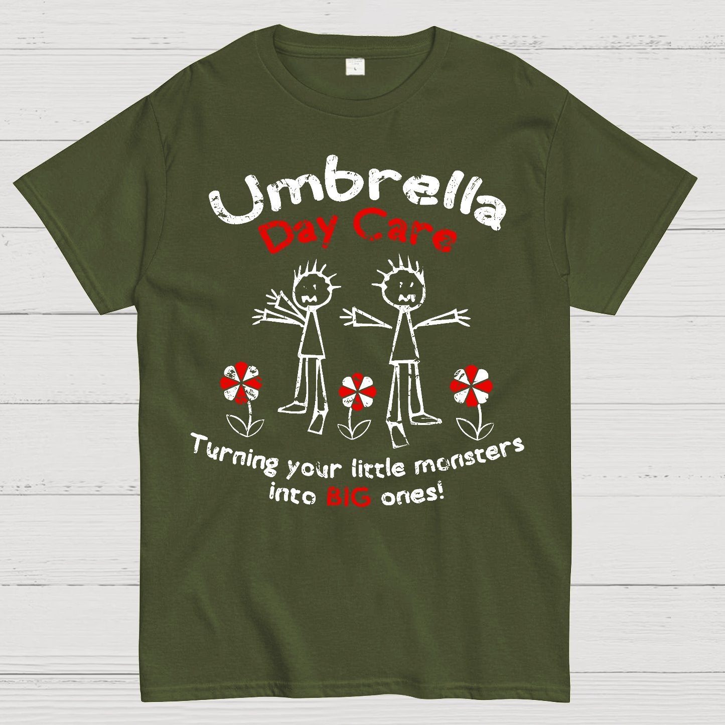 Umbrella Day Care Geek T-Shirt