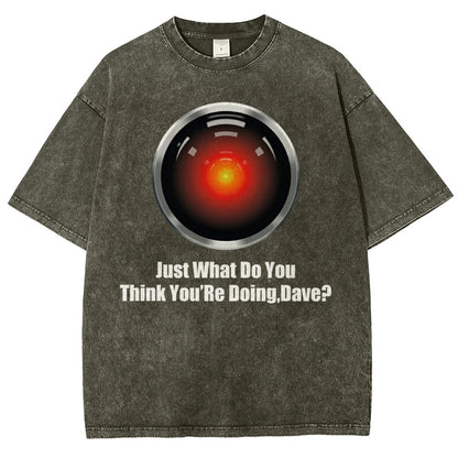 What Do You Think You’Re Doing,Dave? Vintage Distressed T-shirt