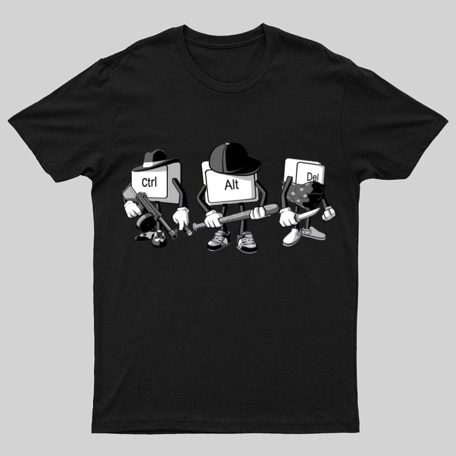 Computer Mafia Funny IT Geeky T-Shirt