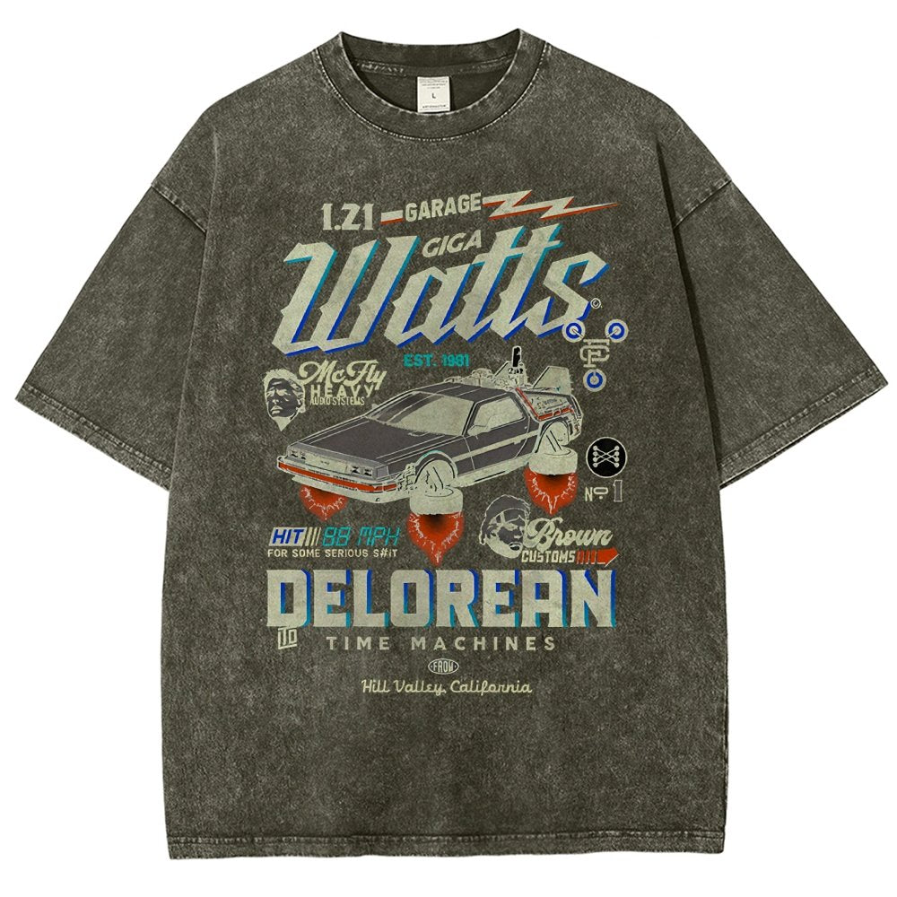 Gigawatts Garage Remix Vintage Distressed T-shirt