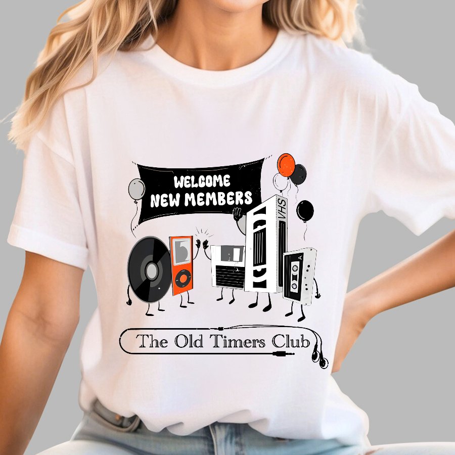 Old Timers Club Geek T-Shirt