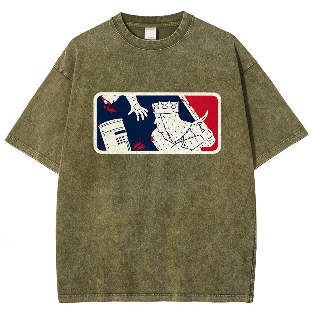 No-Pass League! Vintage Distressed T-shirt